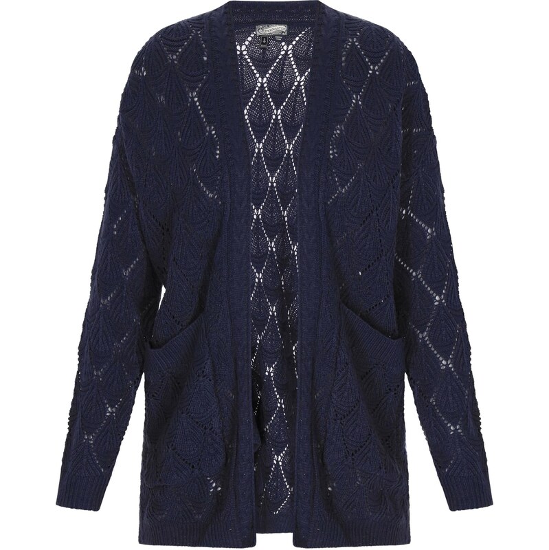 DreiMaster Vintage Kardigán Comfy tmavomodrá 65874994
