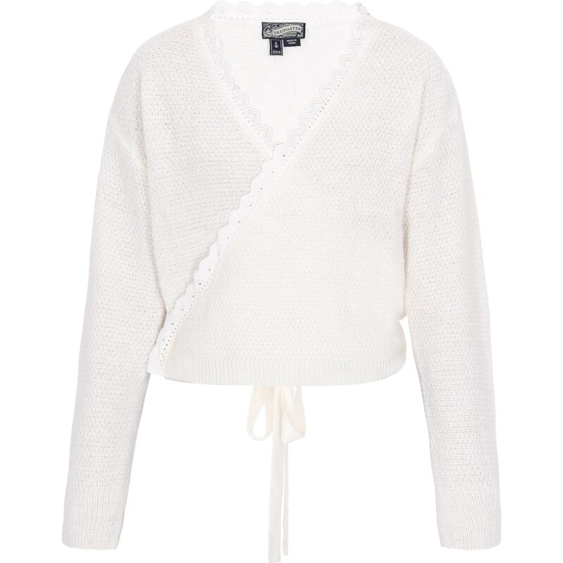 DreiMaster Vintage Kardigán šedobiela 65874998