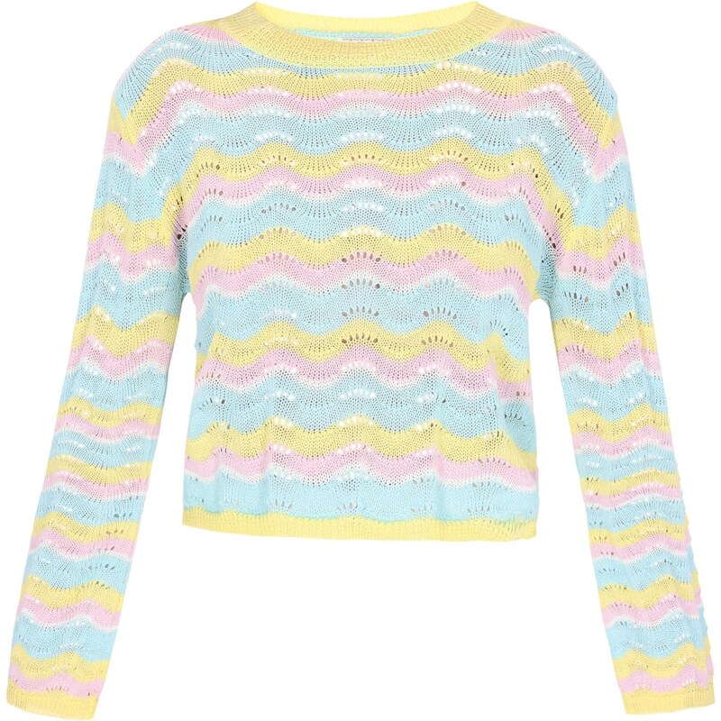 IZIA Sveter svetlomodrá / svetložltá / ružová / biela 65875005