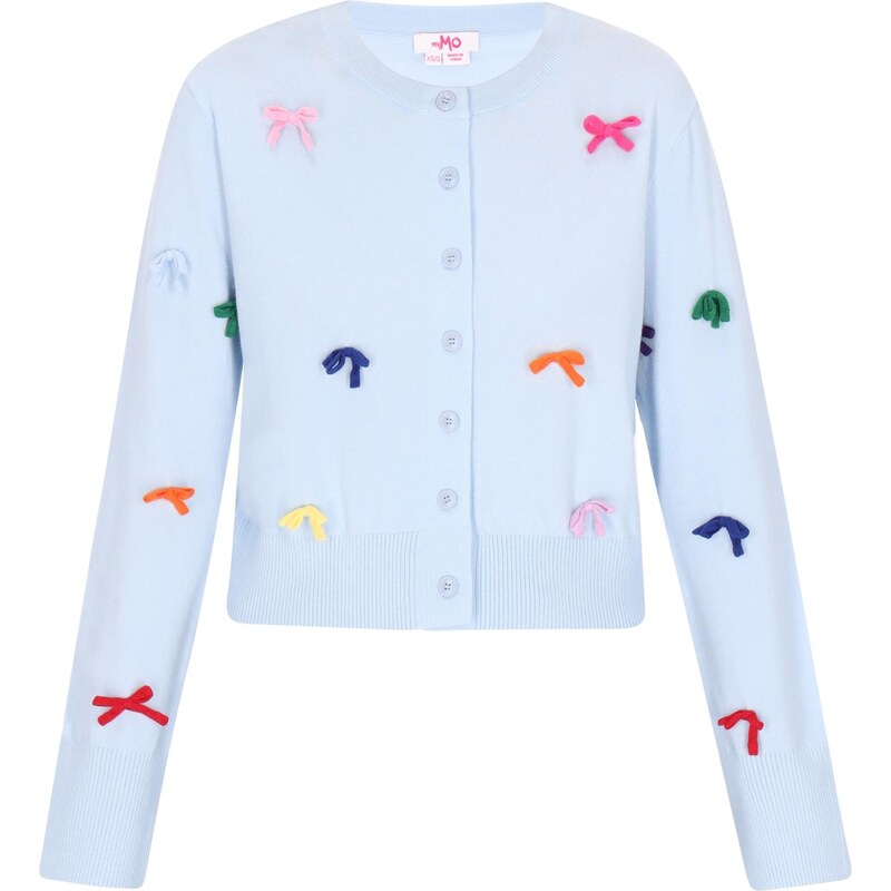 MYMO Kardigán modrá / svetlomodrá / oranžová / ružová 65875146