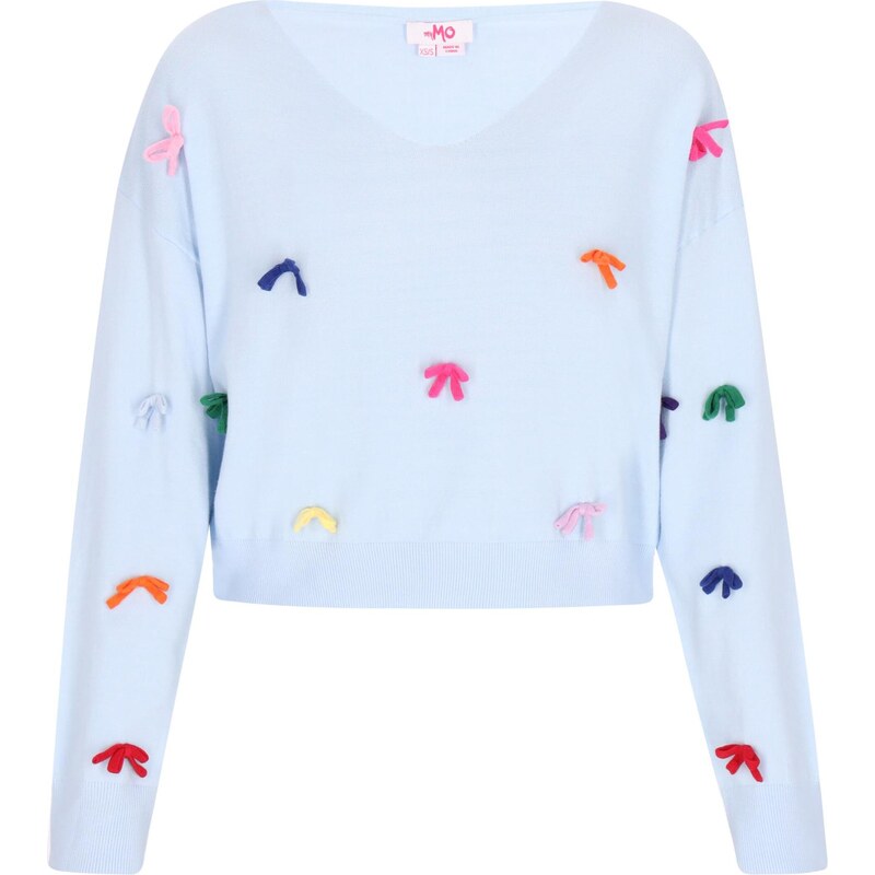 MYMO Sveter námornícka modrá / svetlomodrá / žltá / červená 65875155