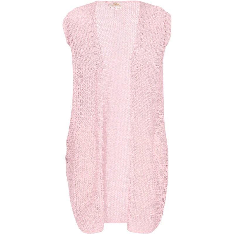 usha FESTIVAL Pletená vesta Fashion Look ružová 63741427
