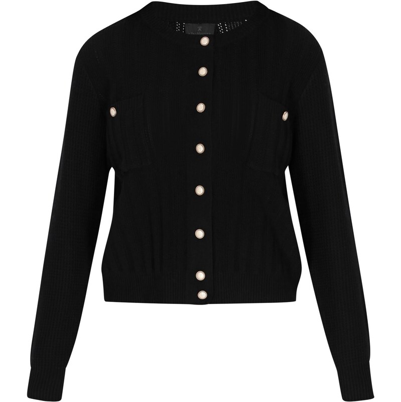 DreiMaster Klassik Kardigán Classic Look čierna 64087384