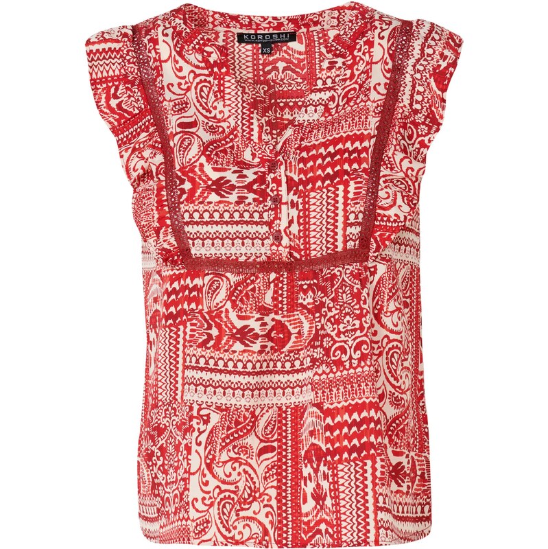 KOROSHI Blúzka červená 65879325