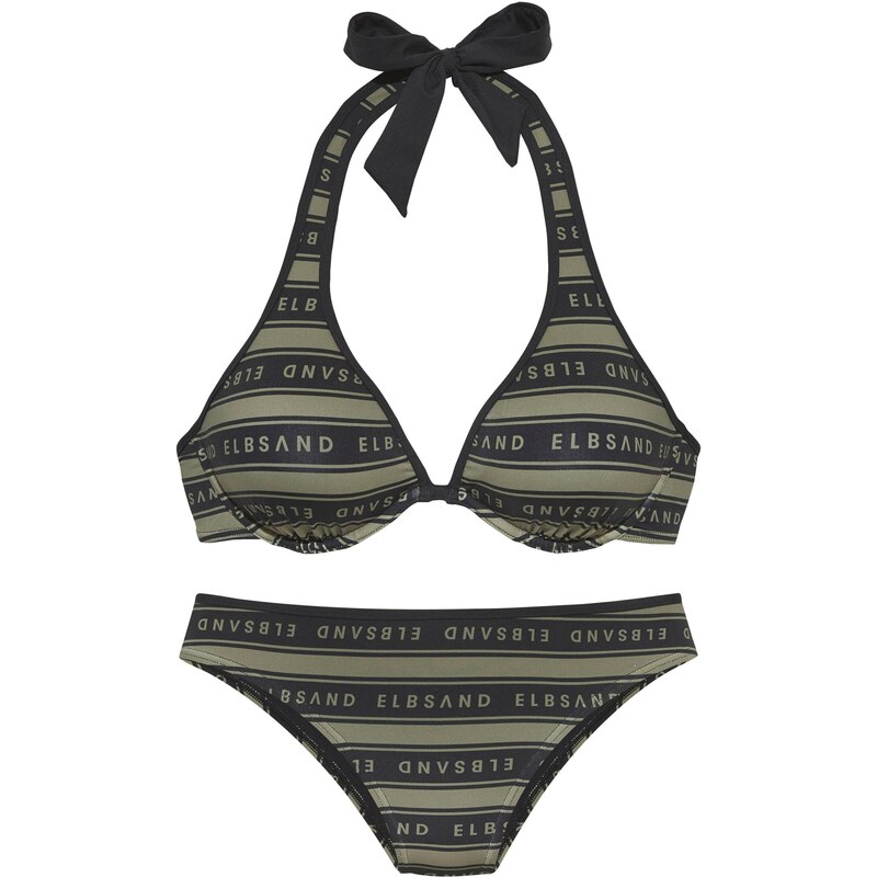 Elbsand Bikiny olivová / čierna 63874013