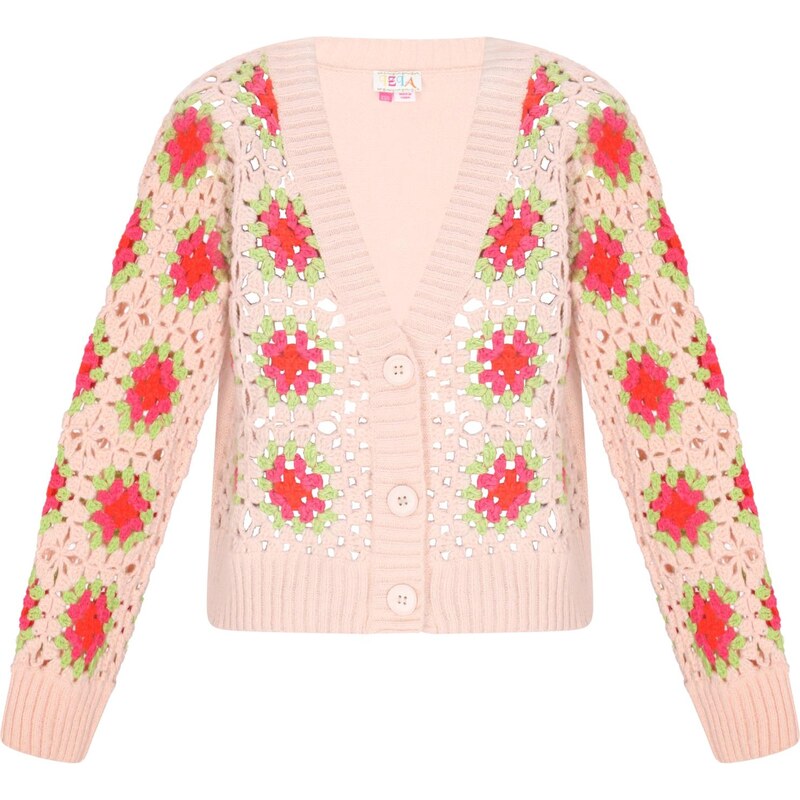 IZIA Kardigán krémová / telová / svetlozelená / červená 65707035