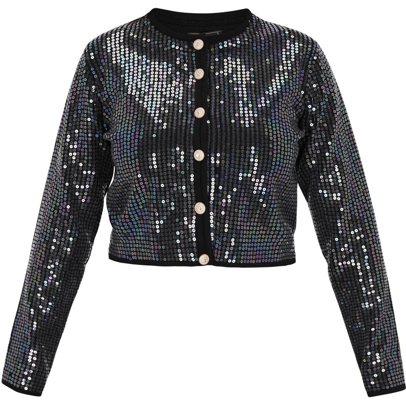 faina Kardigán Fashion Look čierna 65874987