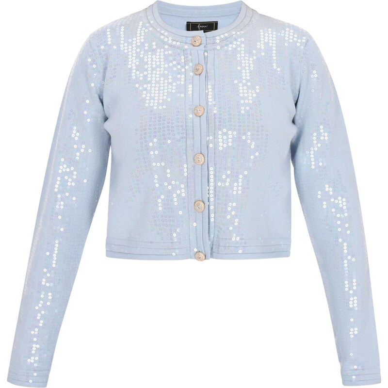 faina Kardigán Fashion Look svetlomodrá 65875038