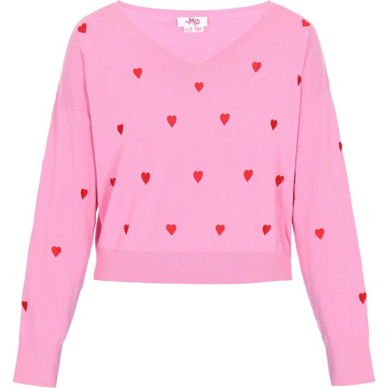 MYMO Sveter Comfy ružová / červená 66050505