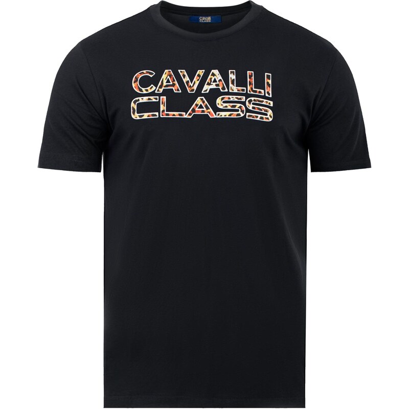 CAVALLI CLASS Logo Black tričko 63750769