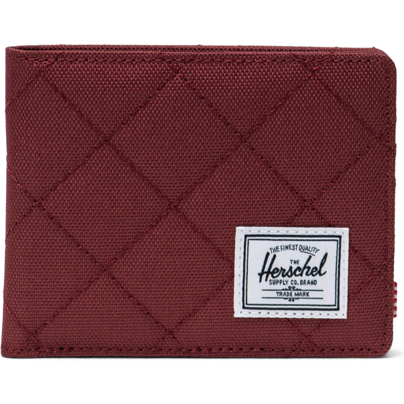 Herschel Roy Wallet - Oxblood Red Quilted 63751638