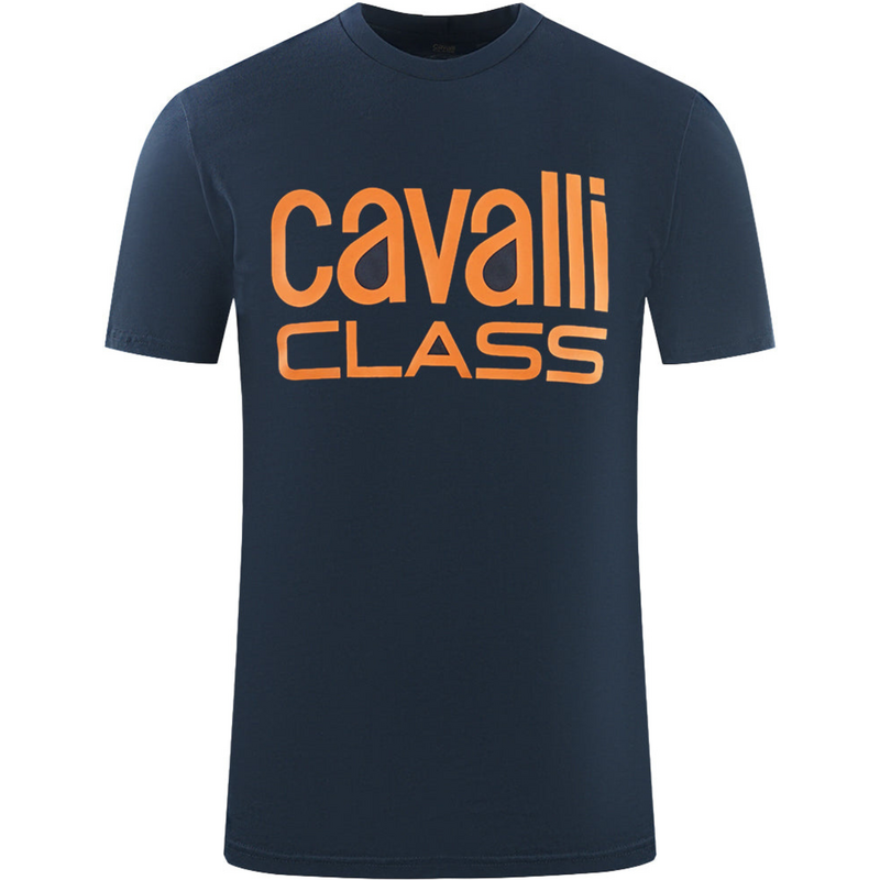 CAVALLI CLASS Roderick Navy Blue tričko 63752168