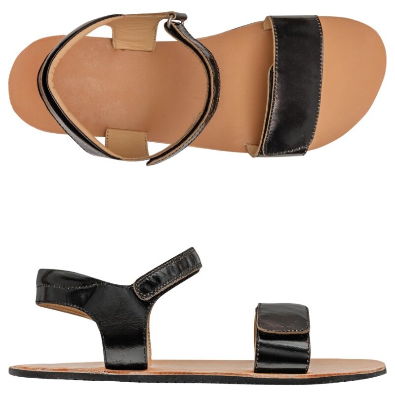 4.bare Dámske barefoot sandále 4.Fun Midnight Black 63752884