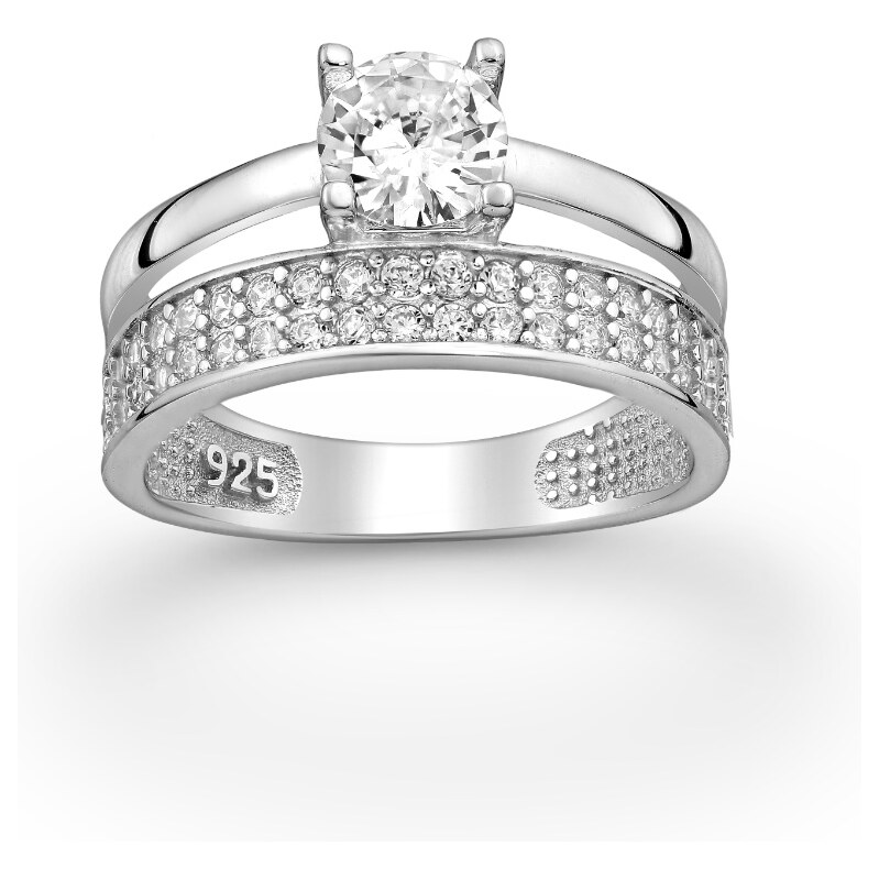 Strieborný prsteň Celestina 63753214