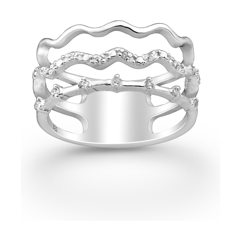 Strieborný prsteň Virelia 63753215