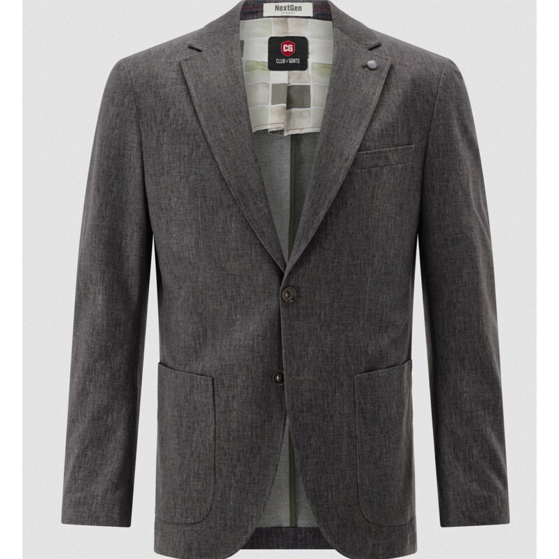Pánske tmavosivé Jersey sako CLUB OF GENTS slim fit 63753265