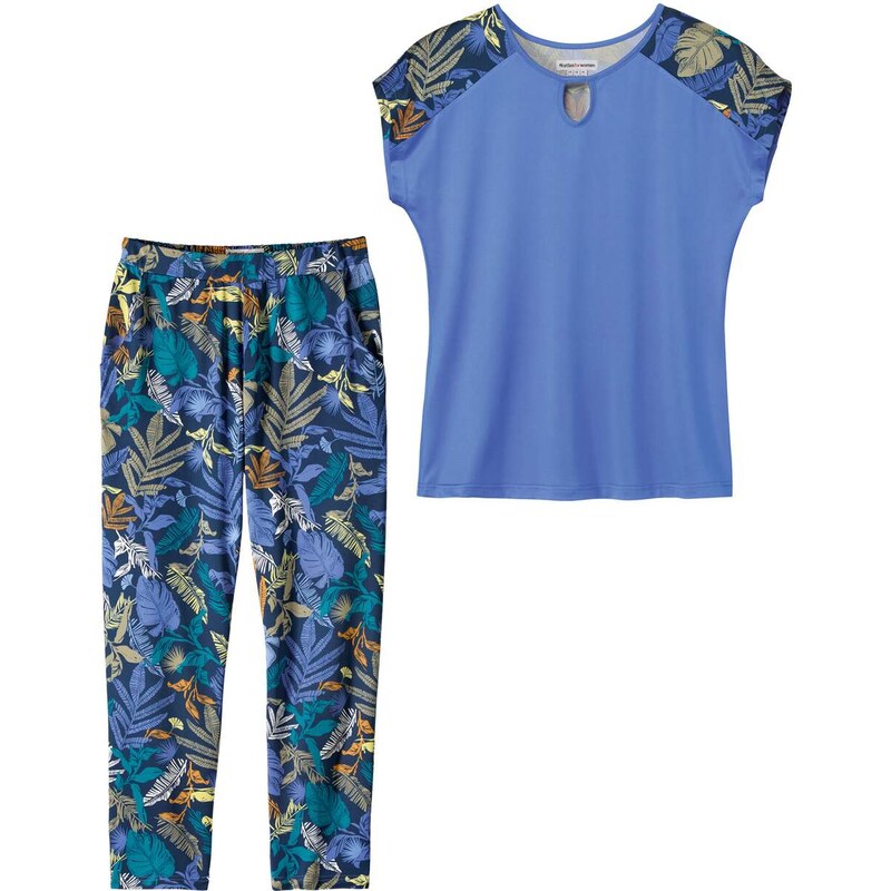 Splývavá súprava s potlačou lístia Atlas For Men So vzorom 63759025