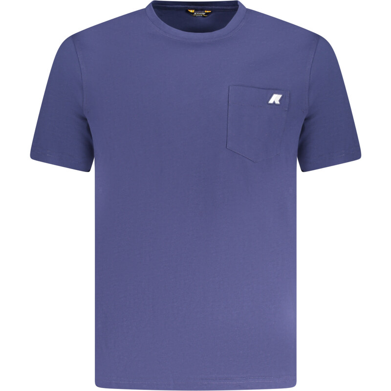 Pánske tričko K-WAY s krátkym rukávom modré 64709325