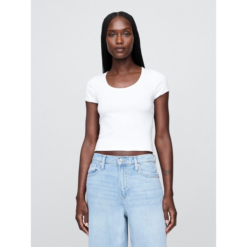 GAP Dámske Crop tričko Americana 771232-03 66265572
