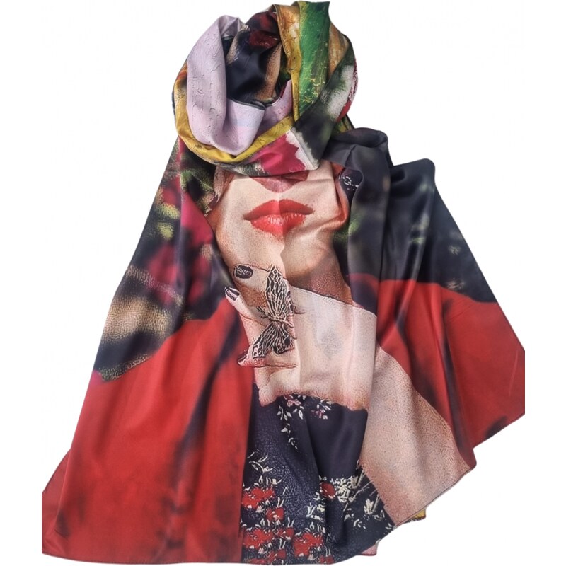 Katrins Fashion Maľovaný dámsky elegantný šál 63763680