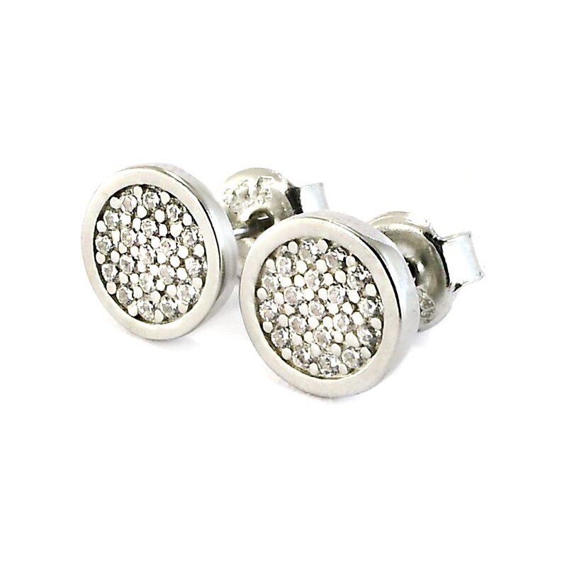 Strieborné náušnice Glare 813 63763724