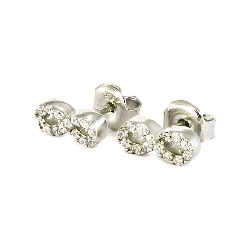 Strieborné náušnice Glare 814 63763725