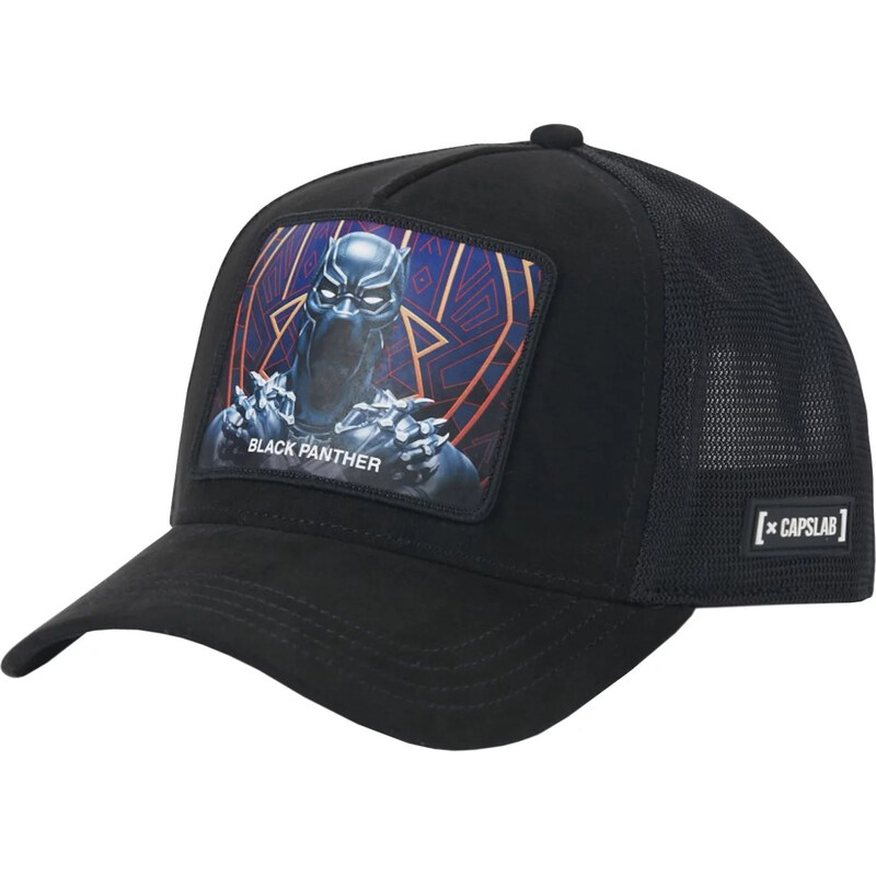 BASIC Černá pánská kšiltovka Capslab Marvel Black Panther Cap CL-MAR7 63764105