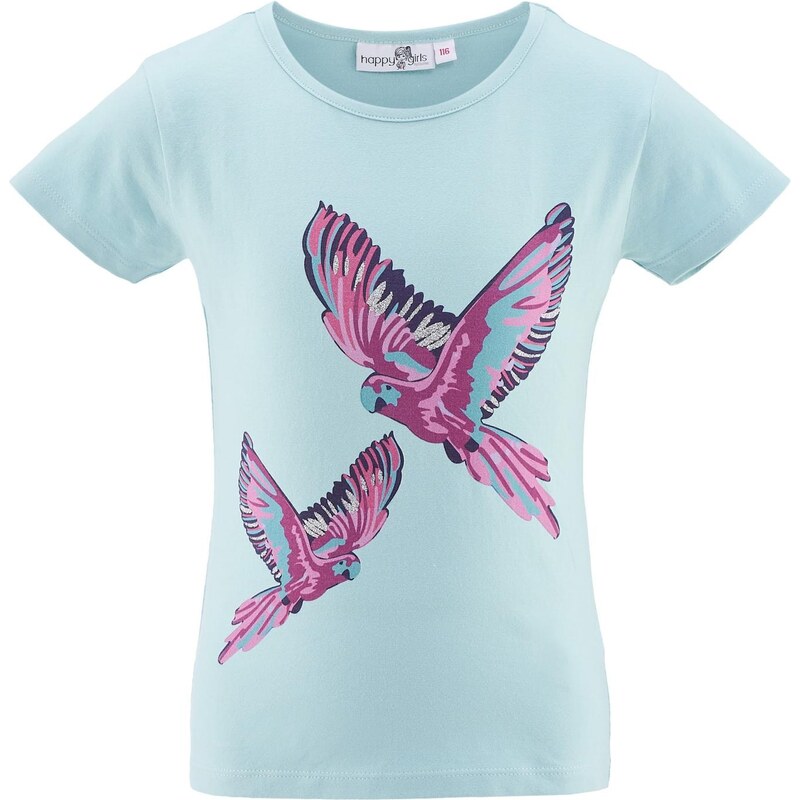 happy girls Tričko svetlomodrá / farba lesného ovocia / ružová 63769171