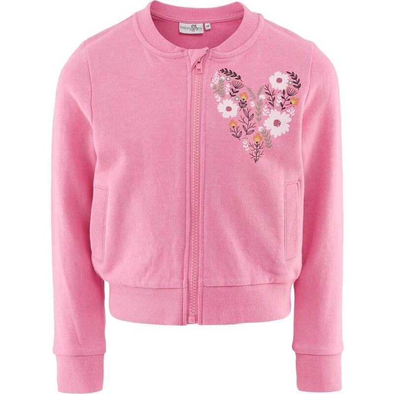 happy girls Tepláková bunda zelená / ružová / čierna / biela ako vlna 63769202