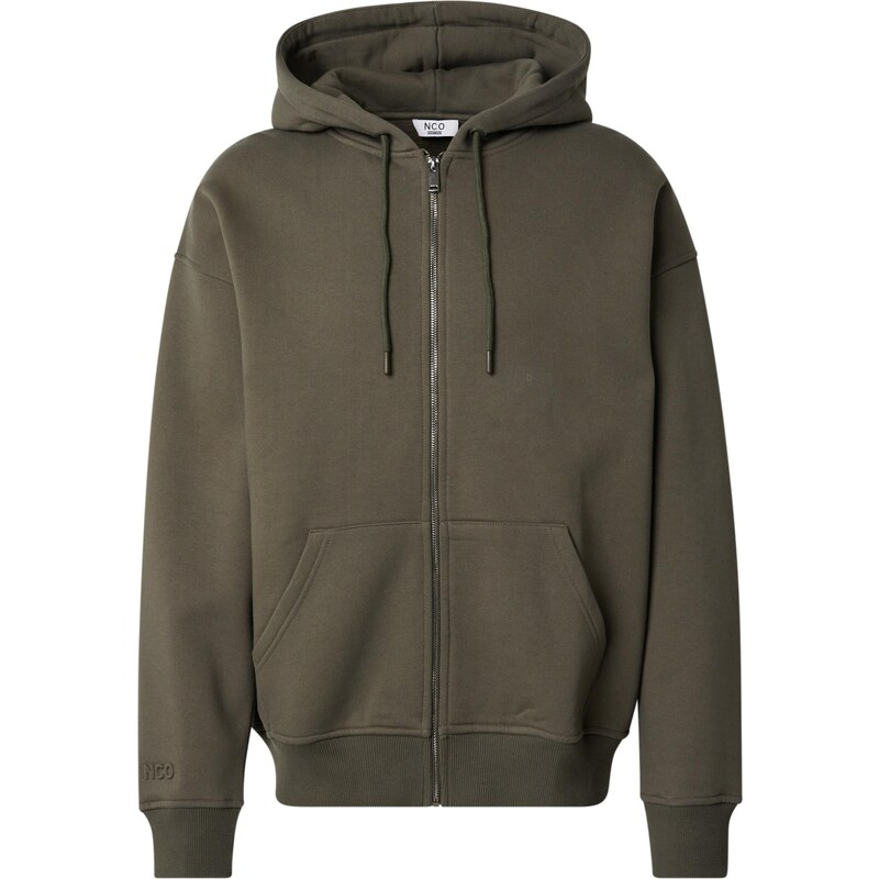 NCO Tepláková bunda tmavozelená 63769427