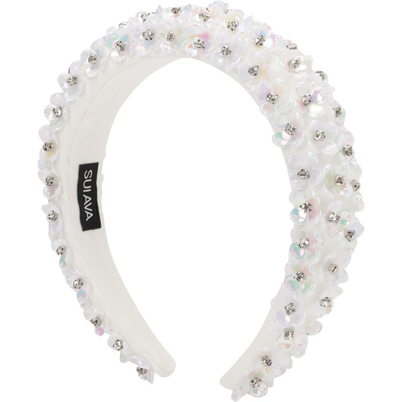 SUI AVA Bižutéria do vlasov I Can Buy Myself Flowers biela 63769324