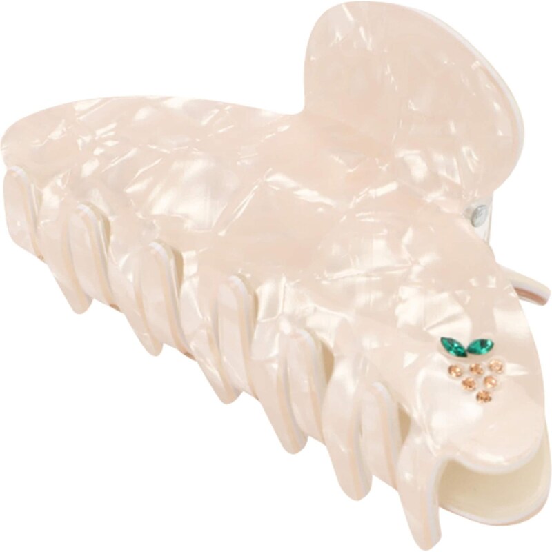 SUI AVA Bižutéria do vlasov Ida krémová / zlatá / zelená 63769327