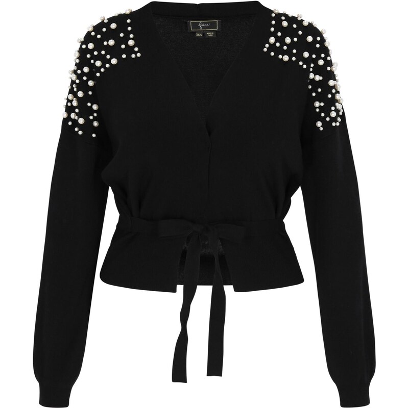 faina Kardigán čierna / biela 65875158