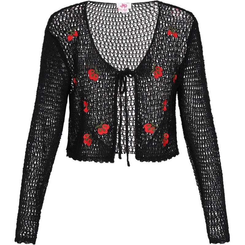 MYMO Kardigán Comfy olivová / červená / čierna 65875142