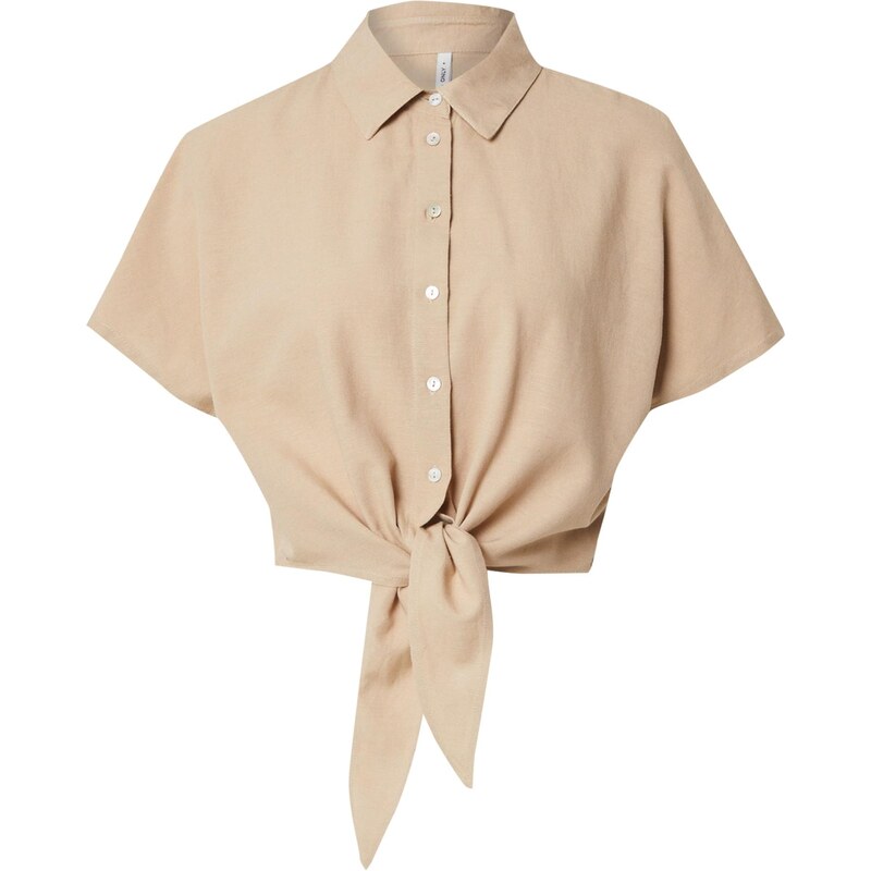 ONLY Blúzka ONLJAKIRI tmavobéžová 64284443