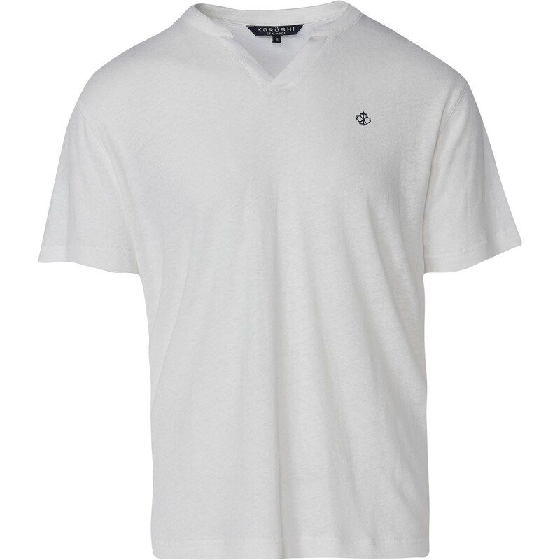 KOROSHI Tričko šedobiela 65879540