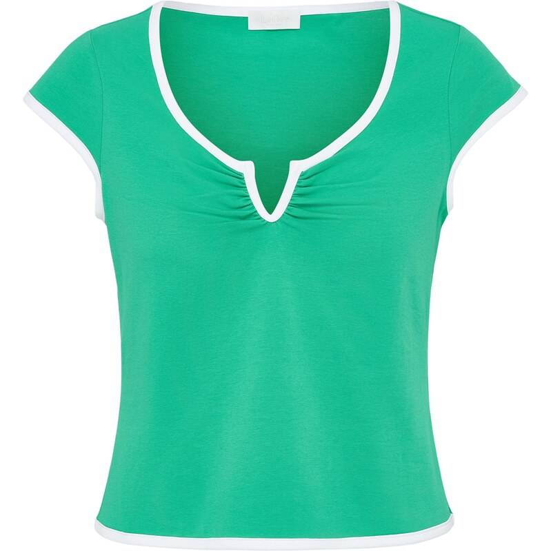 LeGer by Lena Gercke Tričko Smilla zelená / biela 64018900
