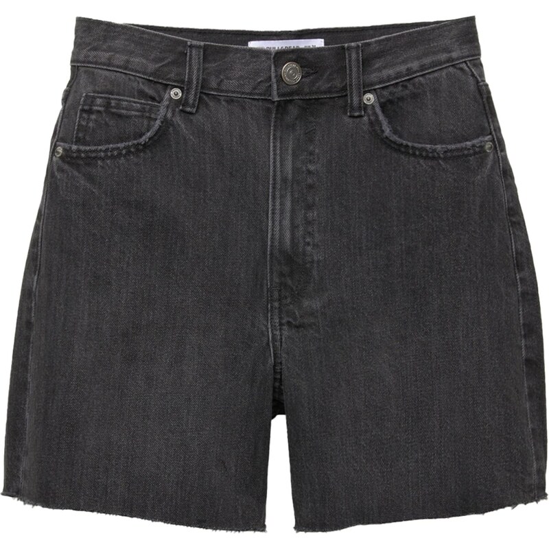 Pull&Bear Džínsy čierny denim 64045491