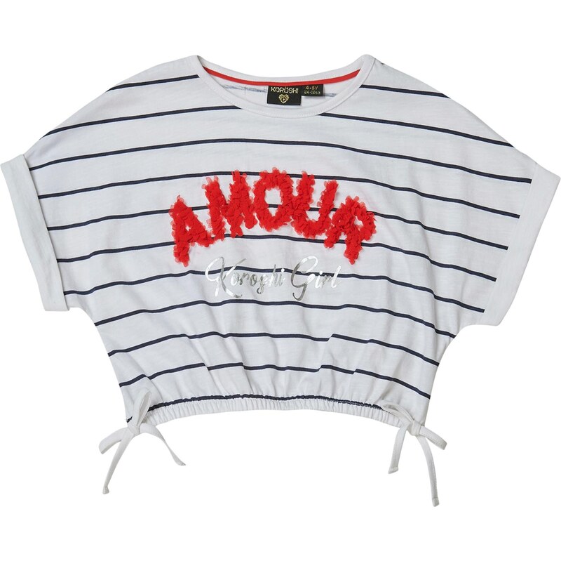 KOROSHI Tričko modrá / červená / biela 65879665