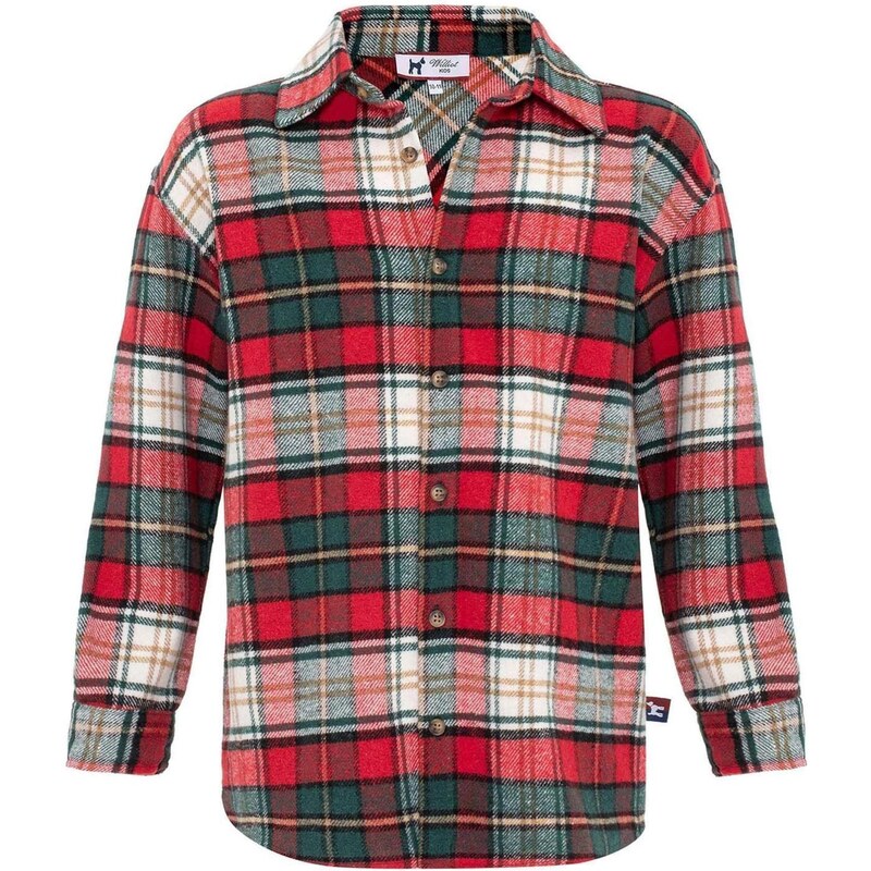 Williot Košeľa zelená / červená / burgundská / biela 65653187
