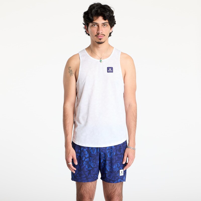 SAYSKY Flower Combat Singlet White AOP L 63776653