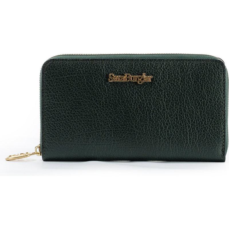 SARA BURGLAR Vitello Green peňaženka 63776571