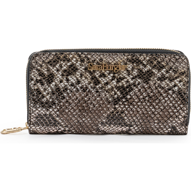 SARA BURGLAR Snake I. Brown peňaženka 63776573
