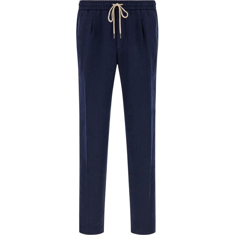 Boggi Milano Nohavice s pukmi námornícka modrá 63806250