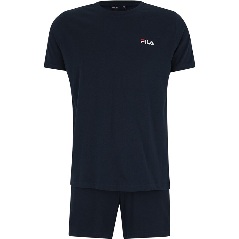 FILA Krátke pyžamo námornícka modrá / červená / biela 63780634