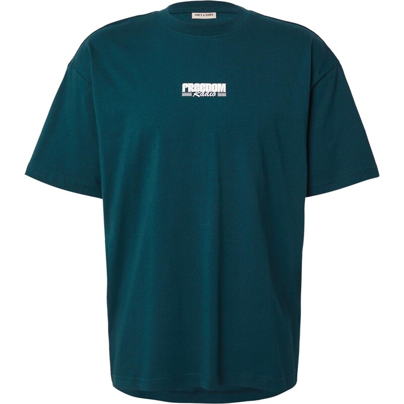 Only & Sons Tričko ONSPASSA modrozelená / svetlomodrá / homárová / 63780643