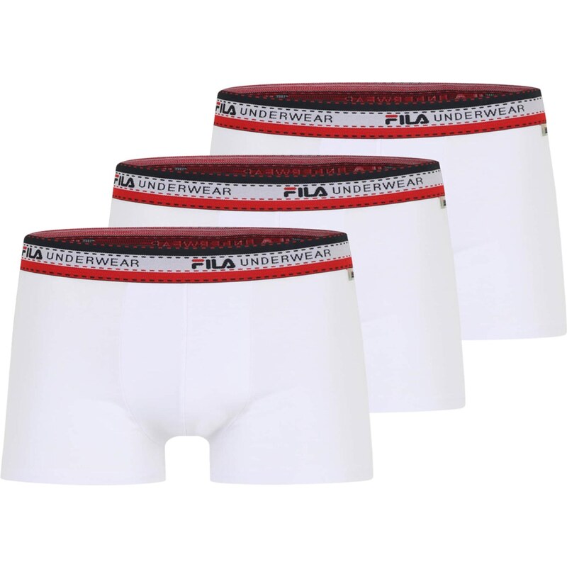 FILA Boxerky červená / čierna / biela 63780651