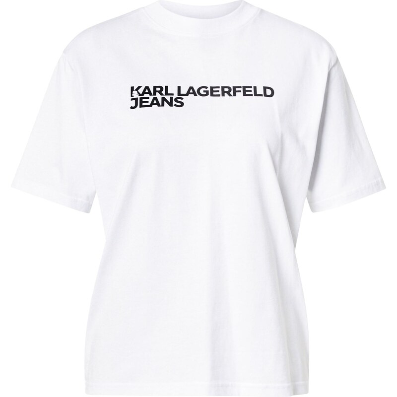 KARL LAGERFELD JEANS Tričko čierna / biela 63780902