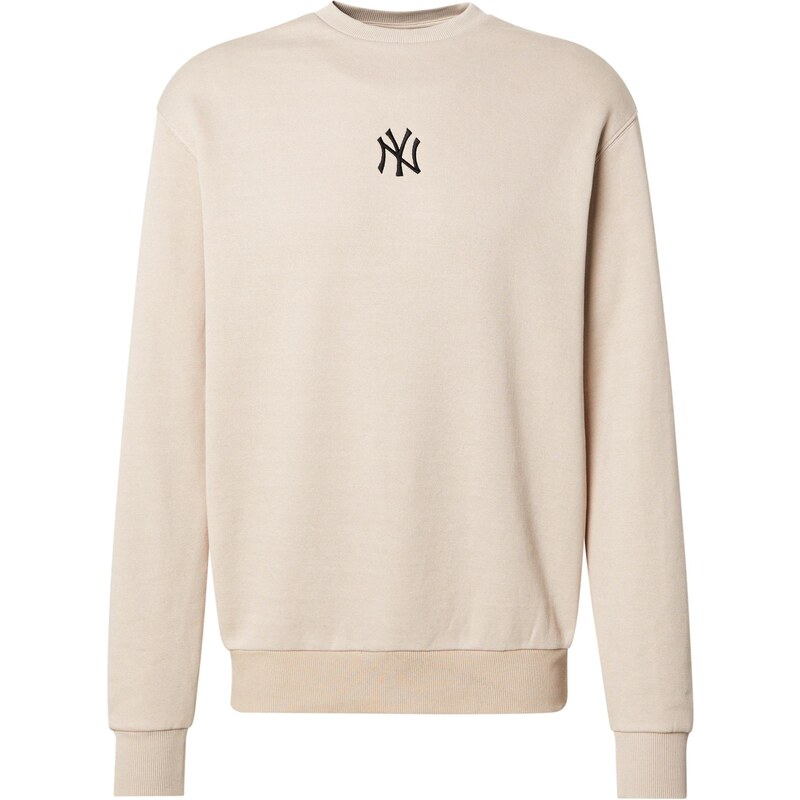 NEW ERA Mikina NEYYAN béžová / čierna 63780908