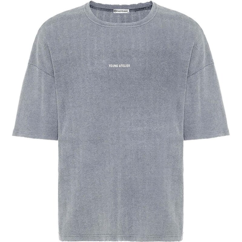 Dandalo Tričko sivá / čierna / šedobiela 65905400